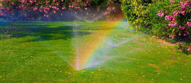 watering the lawn in australia